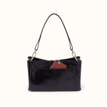 Load image into Gallery viewer, HOBO | Seneca Shoulder Crossbody in Polished Leather - Black