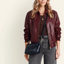 Load image into Gallery viewer, HOBO | Darcy Carry-All Crossbody in Polished Leather - Black