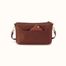 Load image into Gallery viewer, HOBO | Darcy Carry-All Crossbody in Polished Leather - Harvest Root