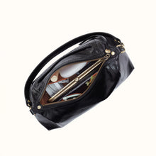 Load image into Gallery viewer, HOBO | Darcy Shoulder Bag in Polished Leather - Black