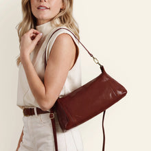 Load image into Gallery viewer, HOBO | Darcy Shoulder Bag in Polished Leather - Harvest Root