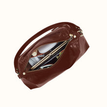 Load image into Gallery viewer, HOBO | Darcy Shoulder Bag in Polished Leather - Harvest Root