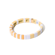 Load image into Gallery viewer, Vanilla Caramel Tile Bracelet Collection - Indie Indie Bang! Bang!