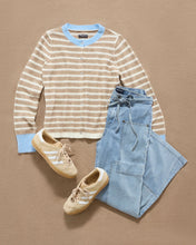 Load image into Gallery viewer, Marietta Stripped Contrast Cardigan