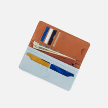 Load image into Gallery viewer, HOBO | Hutton Large Wallet in Microgram Leather - Dusted Sky - Indie Indie Bang! Bang!