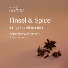 Load image into Gallery viewer, Tinsel &amp; Spice Artisan 19oz Candle