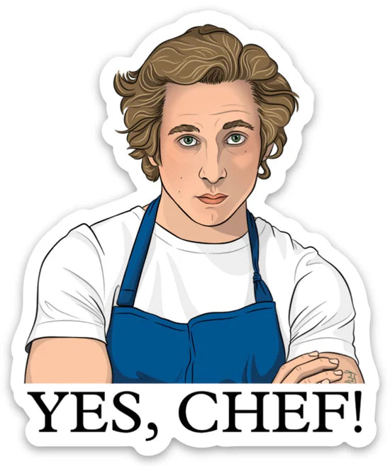 The Bear Yes, Chef! Sticker - Indie Indie Bang! Bang!