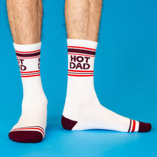 Load image into Gallery viewer, Hot Dad Gym Crew Socks