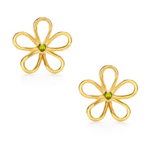 Load image into Gallery viewer, Daisy Flower Stud Earrings