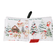 Load image into Gallery viewer, Christmas Friends Soft Cloth Baby Book Teether