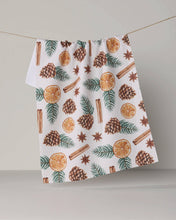 Load image into Gallery viewer, Simmer Pot Tea Towel | Geometry