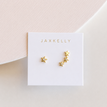 Load image into Gallery viewer, Star &amp; Constellation - Gold Earrings