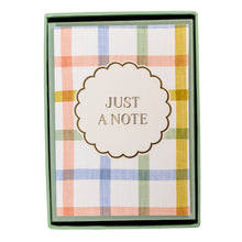 Load image into Gallery viewer, Plaid Boxed Notes