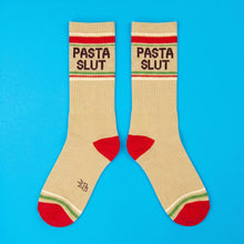 Load image into Gallery viewer, Pasta Slut Gym Crew Socks