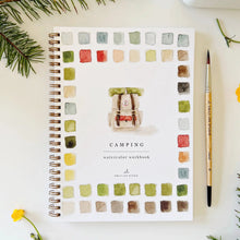 Load image into Gallery viewer, Camping Watercolor Workbook