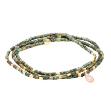 Load image into Gallery viewer, Stone Of Transformation African Turquoise Bracelet / Necklace - Indie Indie Bang! Bang!