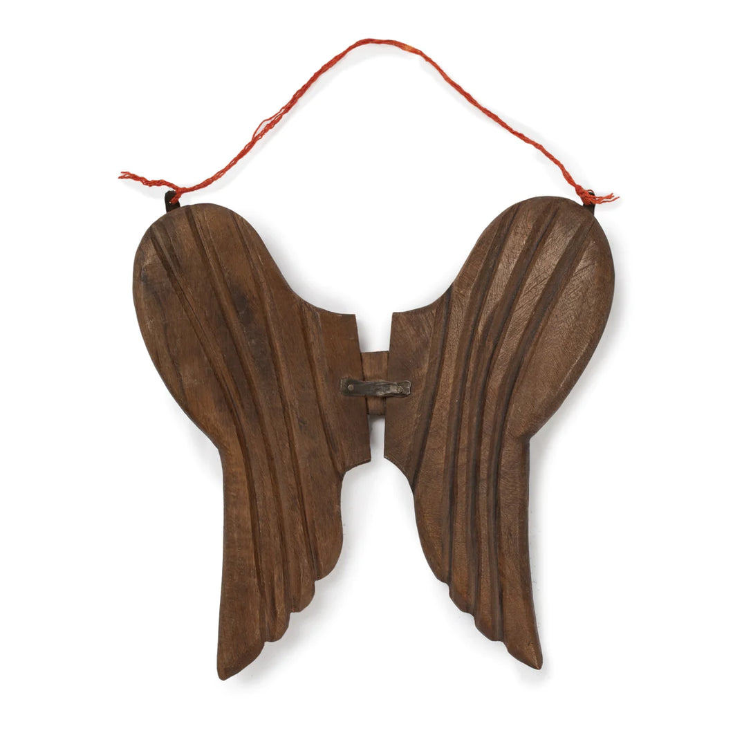 Hand Carved Wooden Angel Wings - Indie Indie Bang! Bang!