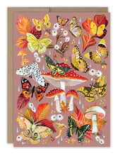 Load image into Gallery viewer, Autumn Flutter Birthday Card