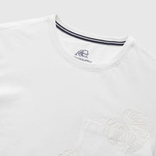 Load image into Gallery viewer, Chris Embroidered Tee - White: White / Medium - Indie Indie Bang! Bang!