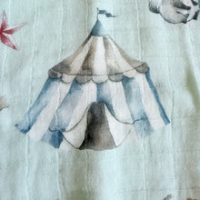 Load image into Gallery viewer, Circus Bamboo Muslin Swaddle