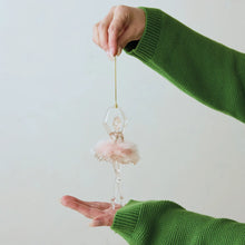 Load image into Gallery viewer, Plastic Ballerina Ornament w/ Pink Feathers - Indie Indie Bang! Bang!