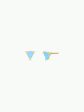 Load image into Gallery viewer, Mini Energy Gem - Fire Opal - Gold Earrings
