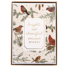 Load image into Gallery viewer, Birds Holiday Boxed Note Cards