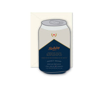 Load image into Gallery viewer, Birthday Brew die-cut folded Greeting Card