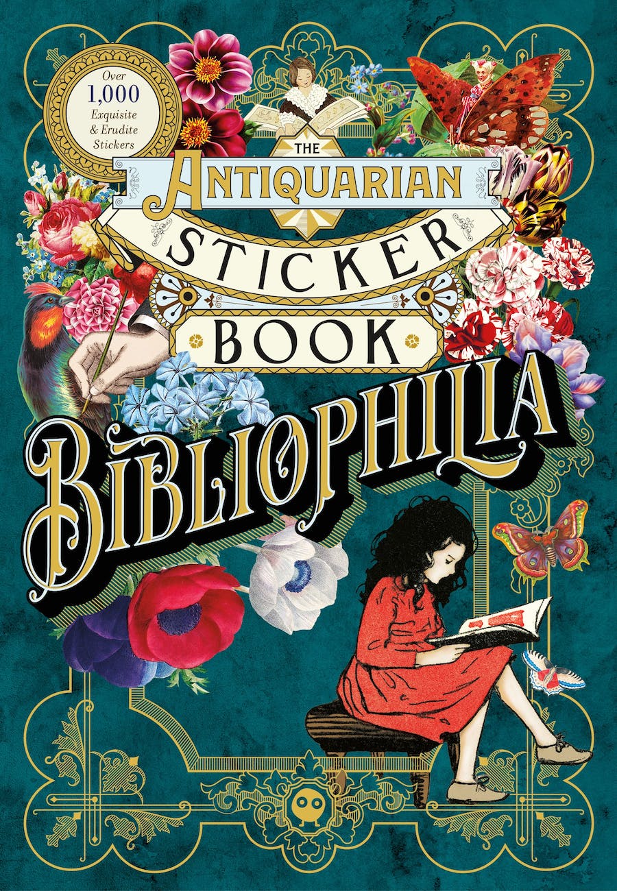 The Antiquarian Sticker Book: Bibliophilia (Hardcover) - Indie Indie Bang! Bang!