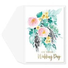 Load image into Gallery viewer, Blush Flowers Wedding Card