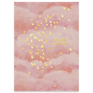 Birds & Clouds Sympathy Card - Indie Indie Bang! Bang!