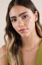 Load image into Gallery viewer, Mini Energy Gem - Fire Opal - Gold Earrings