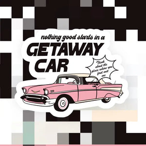 Taylor Eras Getaway Car Sticker - Indie Indie Bang! Bang!