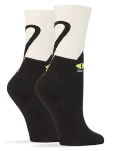It's Meow Or Never Women's Crew Sock - Indie Indie Bang! Bang!