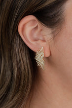 Load image into Gallery viewer, Celestial Sunburst Gold Earrings - Indie Indie Bang! Bang!