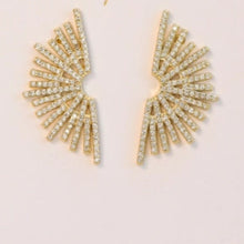 Load image into Gallery viewer, Celestial Sunburst Gold Earrings - Indie Indie Bang! Bang!