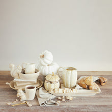 Load image into Gallery viewer, Stoneware Olive Dish with 3D Acorns