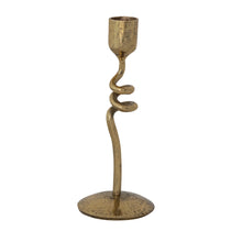 Load image into Gallery viewer, Spiral Stem Iron Taper Holder