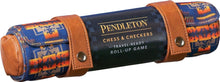Load image into Gallery viewer, Chronicle Books Pendleton Chess &amp; Checkers Set: Travel-Ready Roll-Up Game - Indie Indie Bang! Bang!