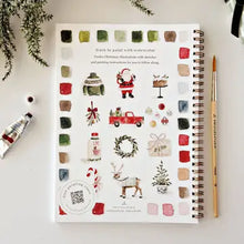 Load image into Gallery viewer, Christmas Watercolor Workbook | Emily Lex