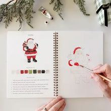 Load image into Gallery viewer, Christmas Watercolor Workbook | Emily Lex