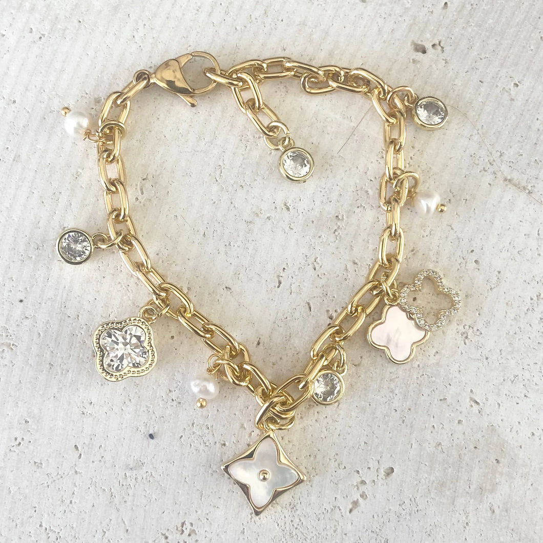 Clover Charm Bracelet - Indie Indie Bang! Bang!