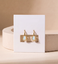 Load image into Gallery viewer, Mini Pear Drop - White Opal