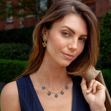 Load image into Gallery viewer, Berry Clover Multi Station Necklace, - Blue Labradorite | Capucine De Wulf