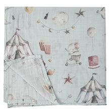 Load image into Gallery viewer, Circus Bamboo Muslin Swaddle