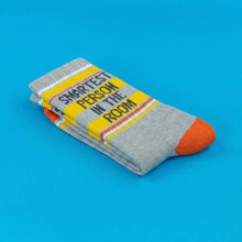 Load image into Gallery viewer, Smartest Person In The Room Gym Crew Socks - Indie Indie Bang! Bang!
