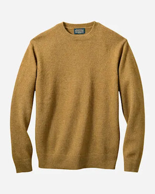 Shetland Crew Deep Gold Sweater - Indie Indie Bang! Bang!