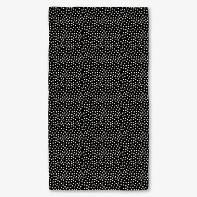 Dot Black Luxe Bath Towel - Indie Indie Bang! Bang!