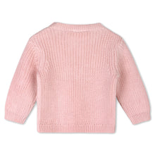 Load image into Gallery viewer, Love Embroidered Sweater Knit Baby Pullover (Organic Cotton)