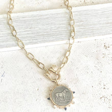 Load image into Gallery viewer, Horse Coin Shackle Necklace